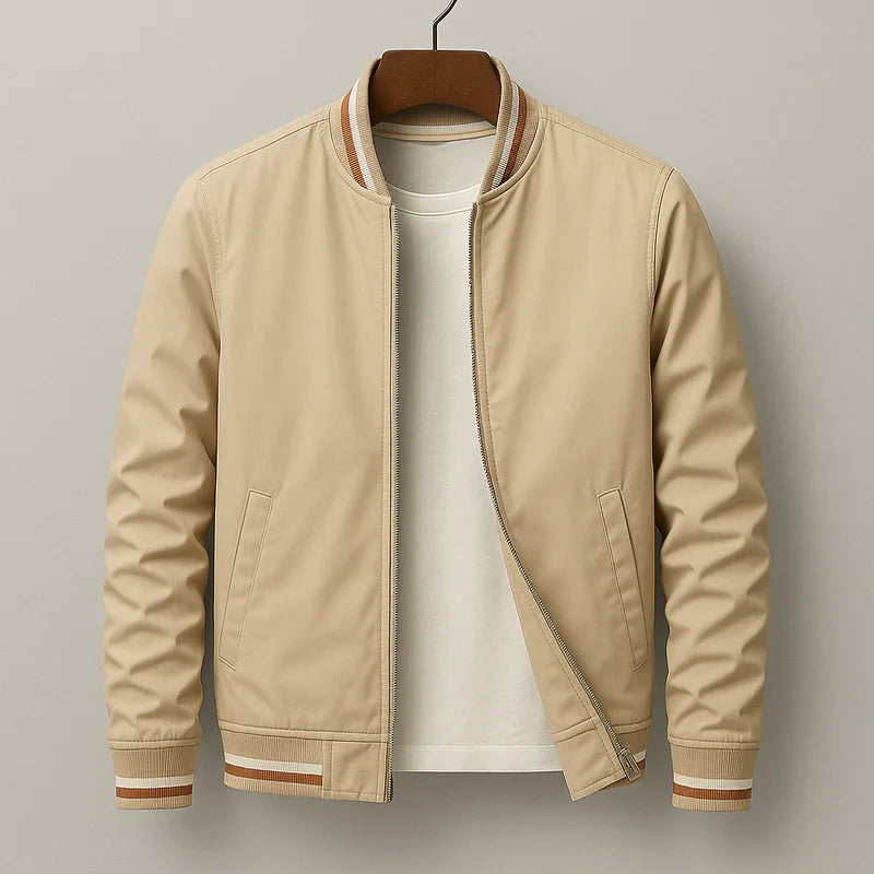 Maverick™ - Stilfull Randig Bomberjacka