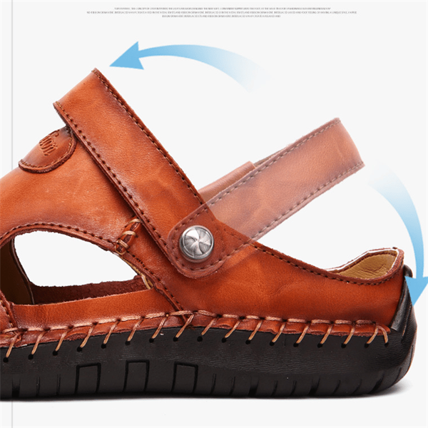 Lars™ – Ortopediska Sandaler i Läder