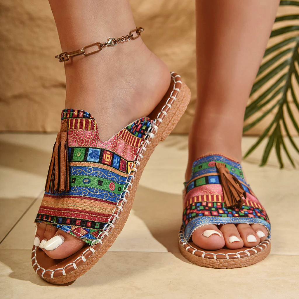 Tindra™ - Boho-stilens Bekväma Sandaler
