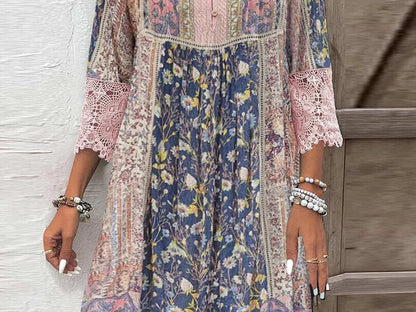 Orla™ – Boho-Chic Mönstrad Klänning