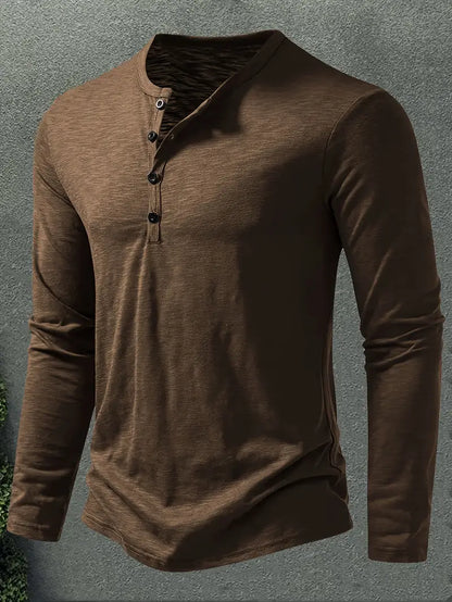 JESPER - LÅNGÄRMAD SKJORTA MED KNAPPSTÄNGNING