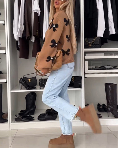 LOVISA - MODERN PÄRLPRYDD BANDKOFTA