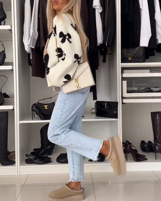 LOVISA - MODERN PÄRLPRYDD BANDKOFTA