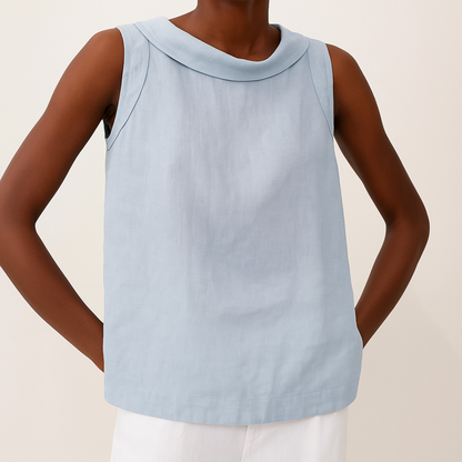 Frieda™ - Topp i Högkvalitativt och Chic Ärmlös Design
