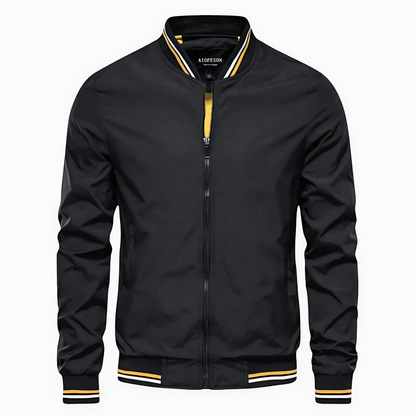 Maverick™ - Stilfull Randig Bomberjacka