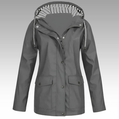 Therese™ - Vattentät Jacka - Elegant Design & Ultralätt Komfort för Alla Väder