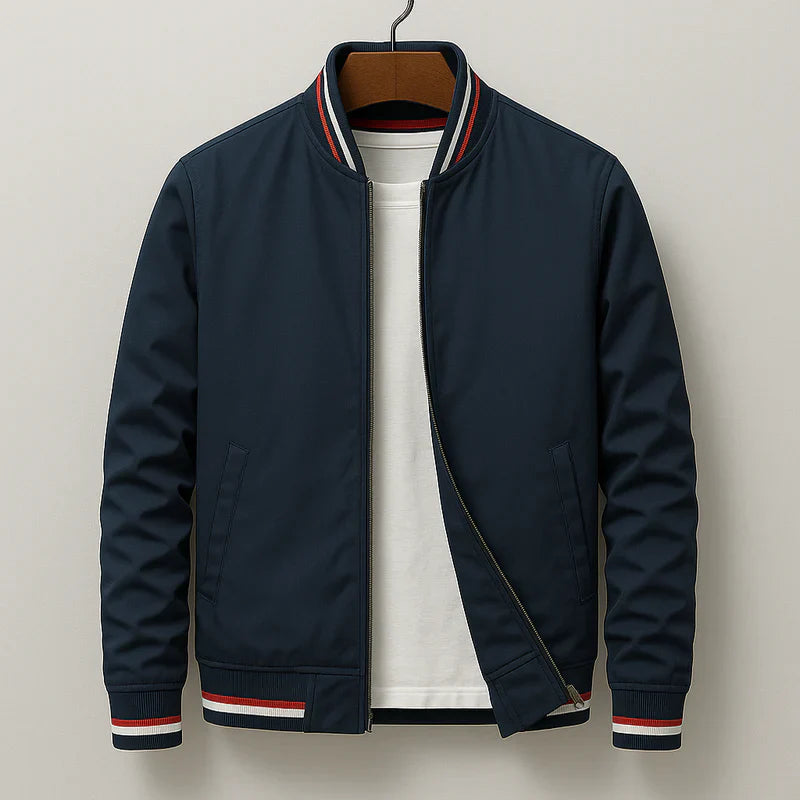 Maverick™ - Stilfull Randig Bomberjacka
