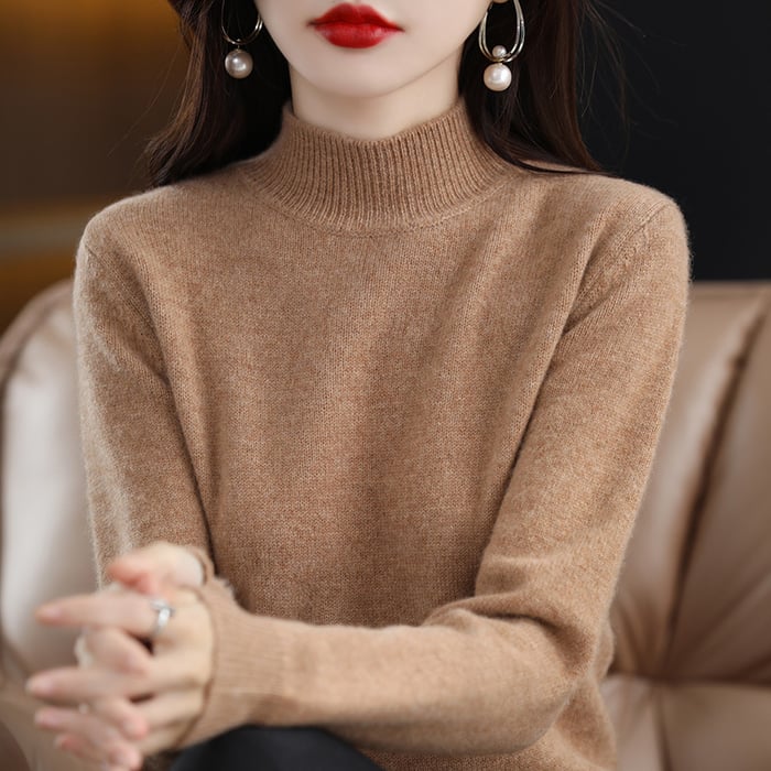 Marianne™ - Långärmad Rundhalsad Mjuk Varm tröja för Damer