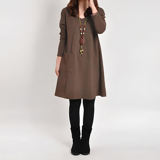 Ava™ - Chic och Elegant Klänning
