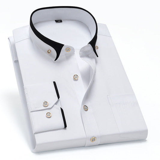 Patrik™ - Smart Casual Långärmad Skjorta För Män