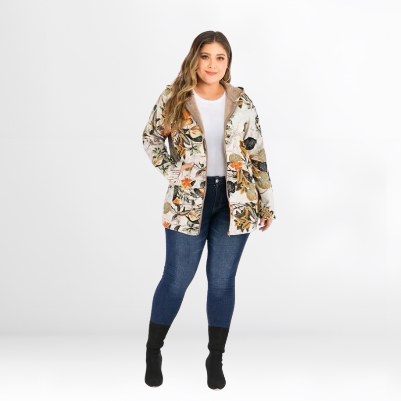 JESIKA - VARM JACKA MED MYSIGT FLEECEFODER