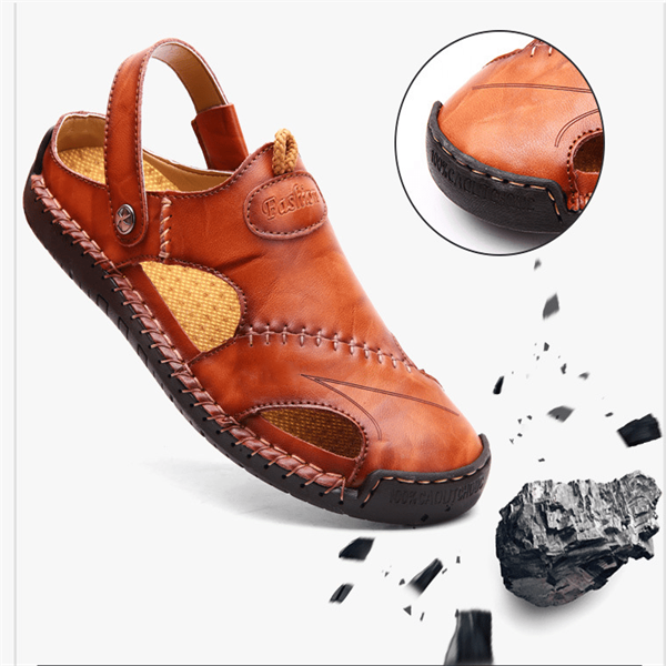 Lars™ – Ortopediska Sandaler i Läder