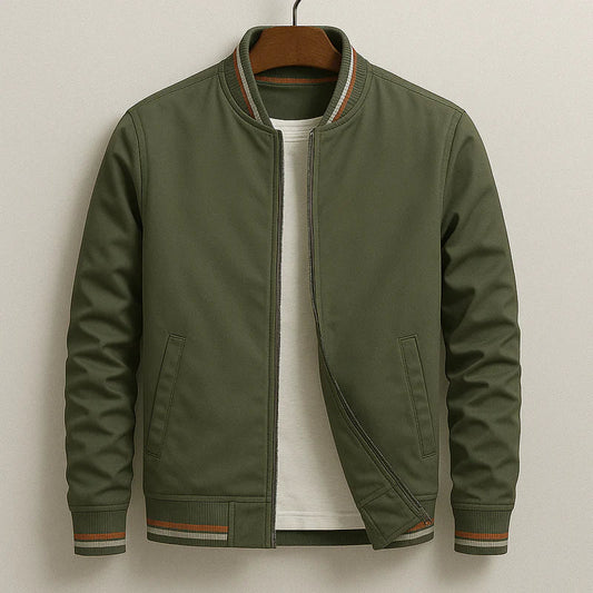 Maverick™ - Stilfull Randig Bomberjacka