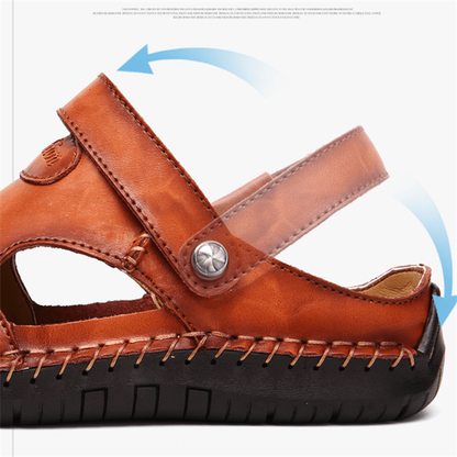 Lars™ – Ortopediska Sandaler i Läder