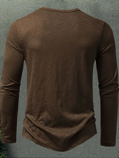 JESPER - LÅNGÄRMAD SKJORTA MED KNAPPSTÄNGNING