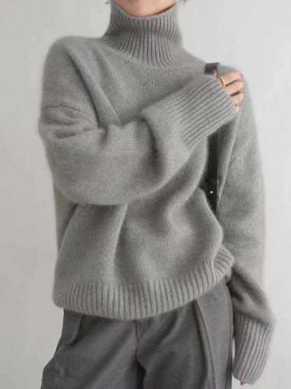 Collaria™ – Elegant Högkrage Tröja