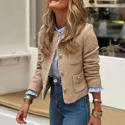 GILLEAN - TIDLÖS ELEGANT DAMJACKA I TWEED