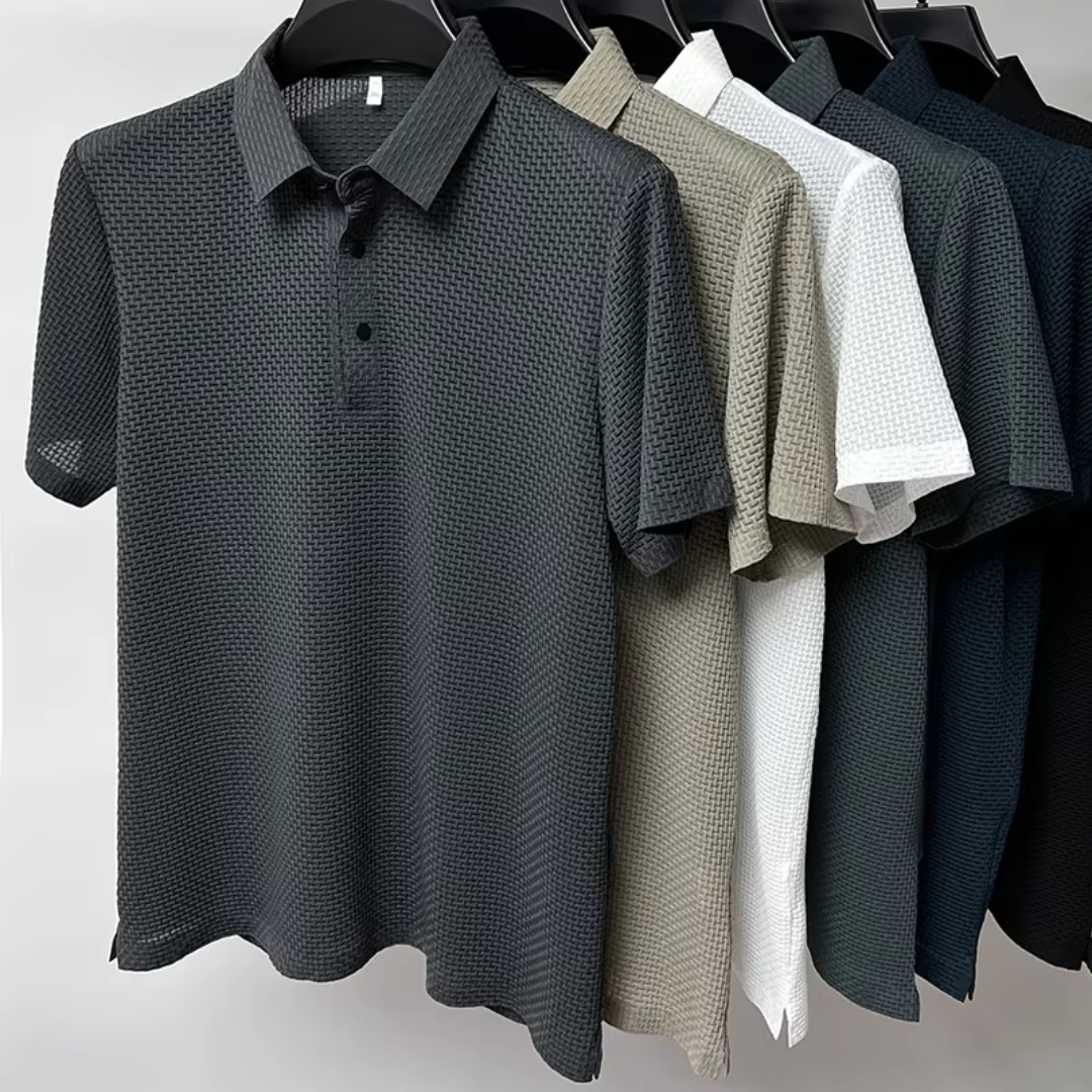 Calle™ - Elegant Herr-T-shirt i Kvalitet