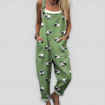 Faye™ - Bekväm och Stilren Jumpsuit med Ledig Passform