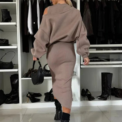 TRISÄLLE - MODERNT GATUCHIC KLYVNINGSKLÄNNING SET