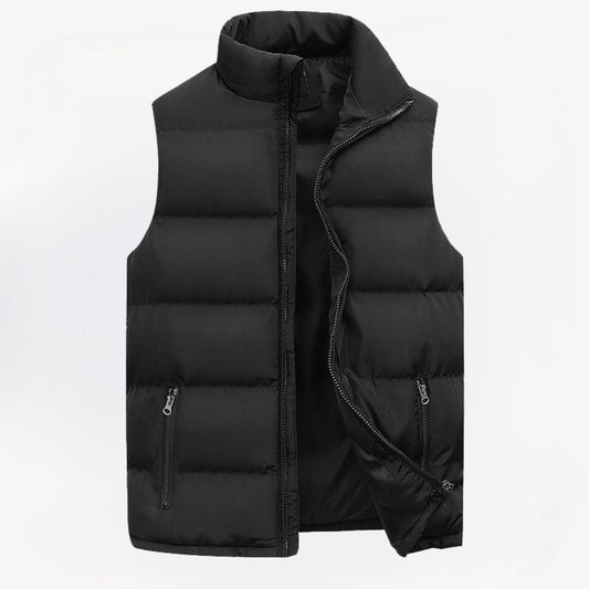 GRY - VINTER VÄST MED DRAGKEDJA