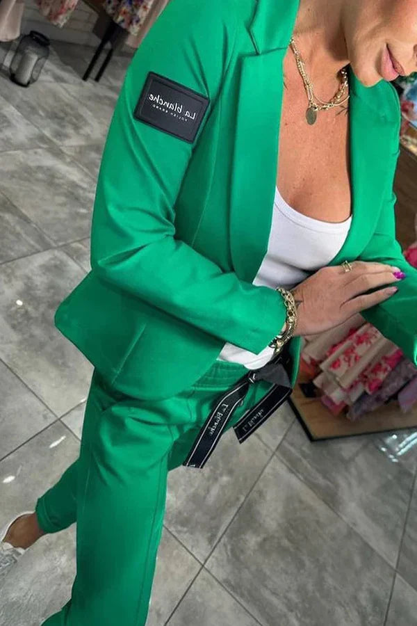 Zyora™ - Skräddarsytt Set med Mjuk Kavaj och Casual Joggers