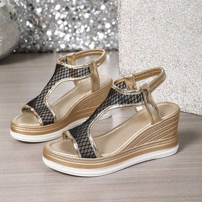 Inez™ – Eleganta Ortopediska Slip-in-sandaler för Kvinnor med Kilklack