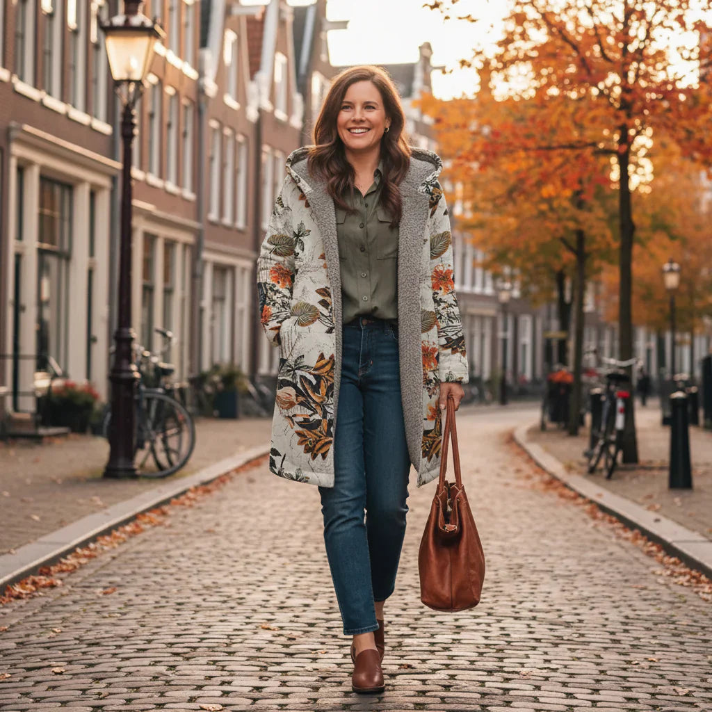 JESIKA - VARM JACKA MED MYSIGT FLEECEFODER