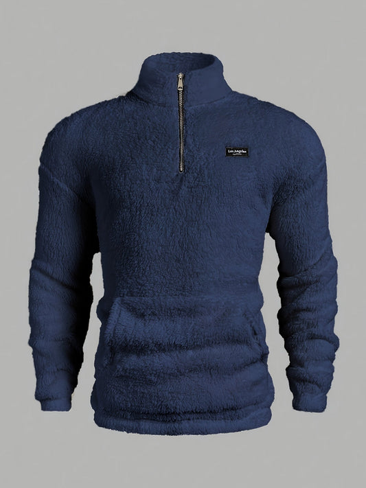 CHEWBAC - VARM OCH MJUK FLEECE HALVDRAGS TRÖJA