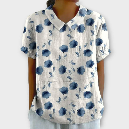 Thessaly™ - Blommig Blus