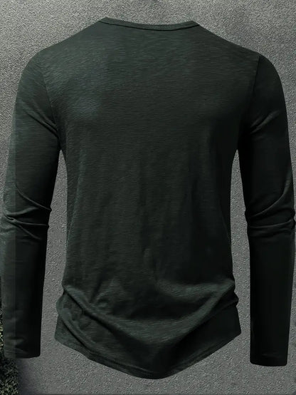 JESPER - LÅNGÄRMAD SKJORTA MED KNAPPSTÄNGNING