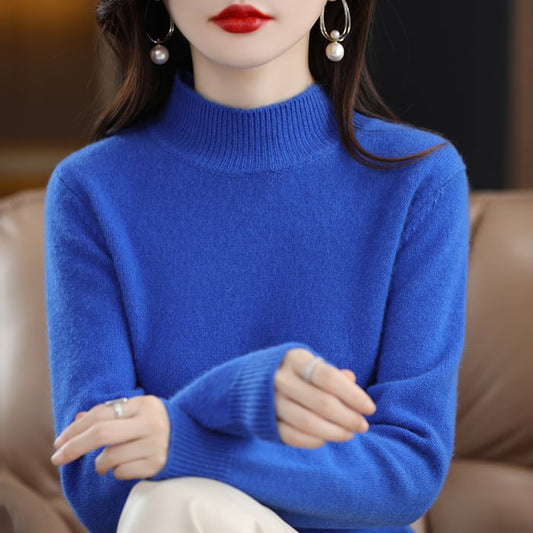 Marianne™ - Långärmad Rundhalsad Mjuk Varm tröja för Damer