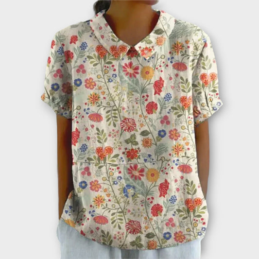 Thessaly™ - Blommig Blus