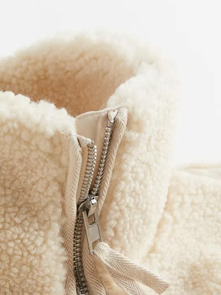 ELSA – MYSIG SHERPAJACKA MED FRAMDRAGKEDJA