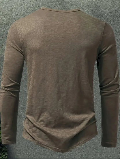 JESPER - LÅNGÄRMAD SKJORTA MED KNAPPSTÄNGNING