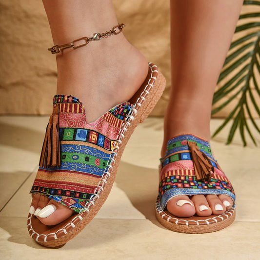 Tindra™ - Boho-stilens Bekväma Sandaler