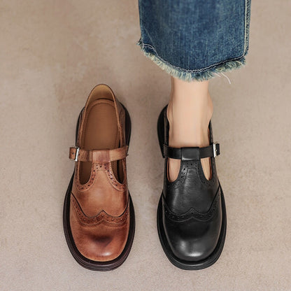 Selene™ - Eleganta & Bekväma Loafers med Rund Tå
